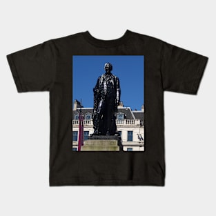 Rabbie Burns Statue, George Square, Glasgow Kids T-Shirt